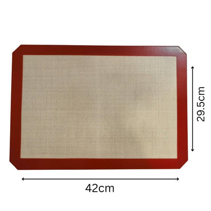 Reusable Silicone Baking Mat 42 x 29.5 cm – Non-Stick Oven Liner, Heat Resistant Silicone Baking Sheet for Cookies, Pastry & Roasting-2pcs Set