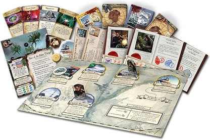Eldritch Horror Mountains of Madness Board Game EXPANSION - Enter the Chilling Antarctic Expedition! Mystery Game for Adults Ages 14+ 1-8 Players 2-4 Hour Playtime Made by Fantasy Flight Games
