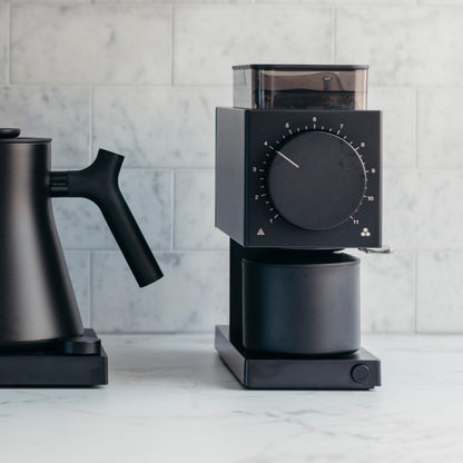 Fellow Ode Gen 2 64mm Flat Burr Coffee Grinder, Single Dose, 31 Grind Settings, Electric, Stainless Steel, Quiet & Anti-Static for Pour Over, French Press & Cold Brew – Matte Black