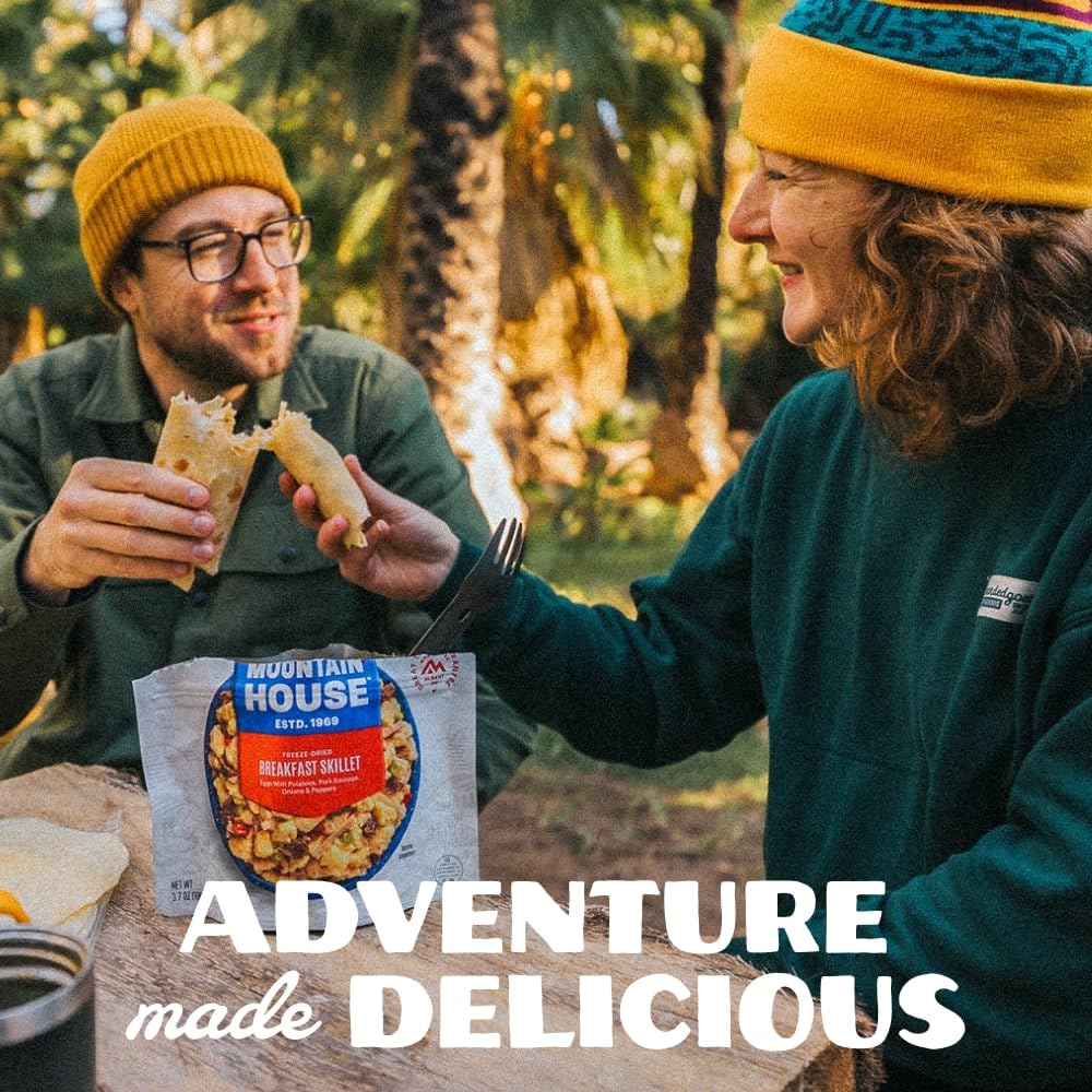 Mountain House Mexican-Style Adobo Rice & Chicken | Freeze Dried Backpacking & Camping Food | Gluten-Free | 2 Servings