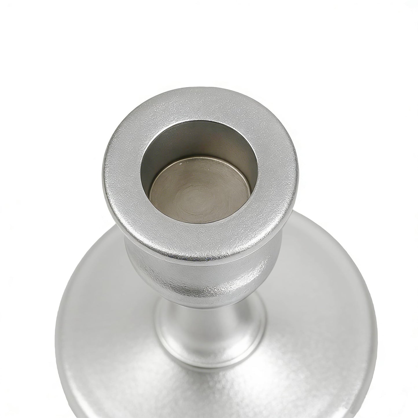 Candlestick Holders Taper Candle Holders Set of 3, Golden Candlestick Holders Decorative Candle Stand, Tapered Candle Holders Set for Wedding, Dining Table, Home Decoration (Antique Silver)
