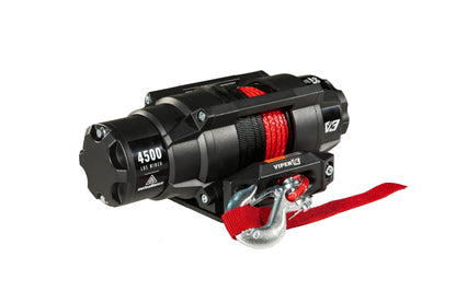 VIPER V3 6000lb UTV/ATV Military Grade Winch with 40 feet Black Synthetic Rope. Wireless & IP68 Waterproof. USA Powersports Company.