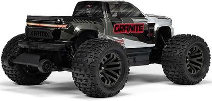 ARRMA RC Truck 1/10 Granite 4x4 V3 BLX Brushless Monster Truck RTR (Battery and Charger Not Included) with Spektrum DSC Gun Metal ARA4302V4T3