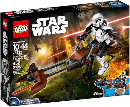 LEGO Star Wars Scout Trooper &amp Speeder Bike 75532 Building Kit