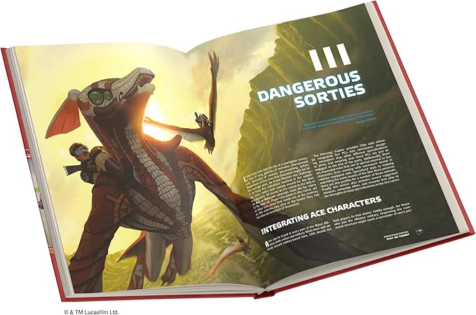 Asmodee Star Wars: Age of Rebellion Roleplaying Game Stay on Target SOURCEBOOK - New Specializations Starfighters &amp Species RPG for Kids &amp Adults Ages 14+ 3-5 Players