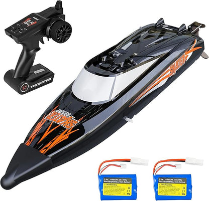 Cheerwing Skater RC Boat Self-Righting Remote Control Boat 25km/h High Speed Racing Boats Toys for Pools &amp Lakes 2 Batteries