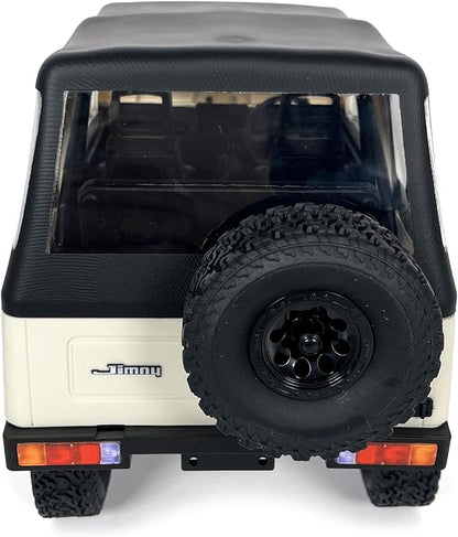 RC Rock Crawler WPL C74-1 RC Truck 1:10 Scale 2.4GHz Remote Control Truck 4WD All Terrain Off-Road RC Crawler with LED Lights and 3 Rechargeble Batteries for Adults