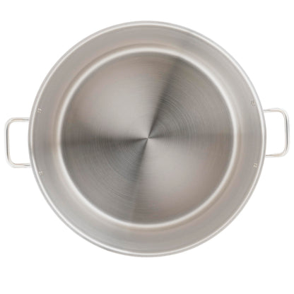 Winware Stainless Steel 80 Quart Stock Pot with Cover, Silver