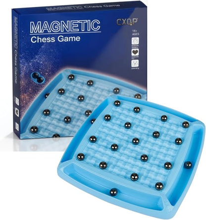Magnet Chess GameBoard for Kids 8-12 yrsdults and Family Strategy Magnet Chess Board Table Games Set. (36 Chess Pieces)