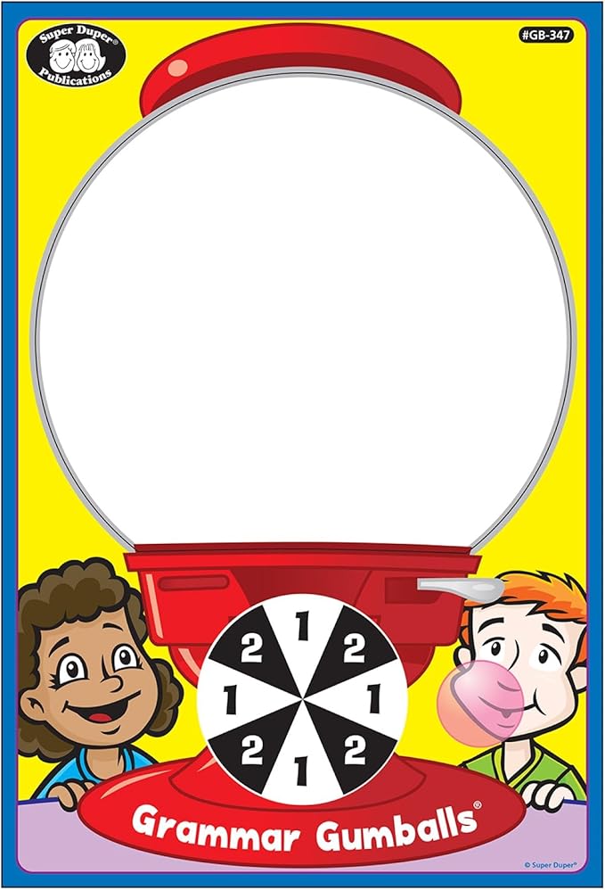 Super Duper Publications | Grammar Gumballs® Board Game | Educational Learning Resource for Children
