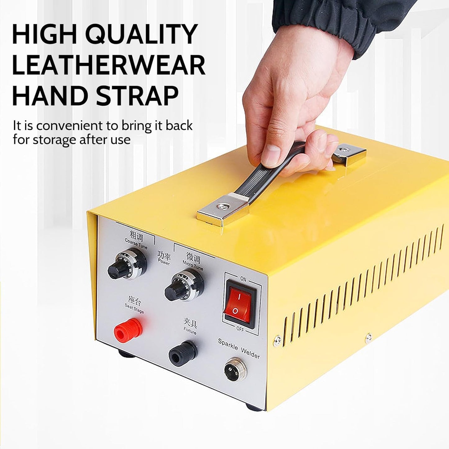 KKYOYRE 30A Jewelry Spot Welding Machine,Spot Welder,Professional Pulse Arc Welder for Gold,K Gold,Silver,Platinum and Steel Necklace (Thickness 0.4-1.0mm)