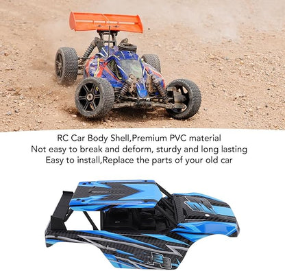 Alomejor 1/18 RC Car Body PVC Material Blue for Haiboxing 18859 18858 Stylish &amp Cool Design Easy Installation