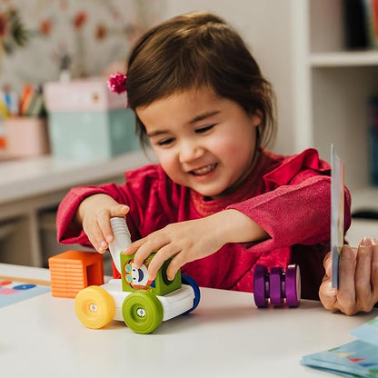 SmartMax My First Build and Drive Magnetic Building Vehicle STEM Play Set for Ages 1-5