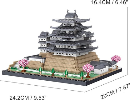 Himeji Castle Japan Micro Brick Building Set (3037 Pieces) – Landmark Model Educational Toy Gift for Kids and Adults