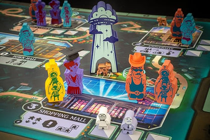 Bitewing SILOS Board Game for Adults and Families - The Secret Invasion Has Begun - Alien Sci-fi Area Control Game Designed by Dr. Reiner Knizia - 2-4 Players Age 12+