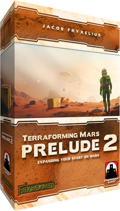 Terraforming Mars by Stronghold Games Prelude 2 | Strategy Board Game Expansion | for 1 to 5 Players | Ages 12+ | Enhanced Solo and Group Play Adds Depth Variety and Replayability