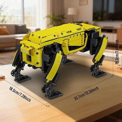 Mould King Robot Dog Building Set Remote Controlled Robot Dog Toy for Kids Mechanical Robot to Build DIY Building Set as STEM Project/Collectibles (936 Pieces)