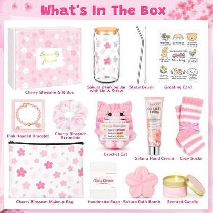 Gifts for Teen Girls, Teen Girl Gifts Trendy Stuff, Graduation Gift For Her Teens Girl, Tween, Teenager, Daughter, Sister, Best Friend Sweet 16th 18th 21st Birthday Cherry Blossom Gift