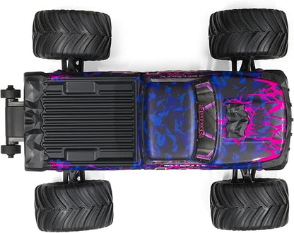 ARRMA RC Truck 1/16 Quake GROM 4X4 RTR Brushed Monster Truck (Battery &amp Charger Included) Purple ARA2137T3