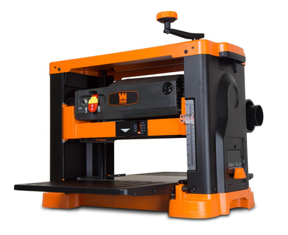 WEN PL1326 15-Amp 13-Inch Spiral Benchtop Thickness Planer & 6502T 4.3-Amp 4 x 36 in. Belt and 6 in. Disc Sander with Cast Iron Base