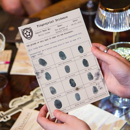 Talking Tables Reusable Murder Mystery Game Death on The Boat Interactive Family Dinner Party Games Night Halloween Christmas Solve The Crime Case Detective Clues Age 16+ 5-12 Players