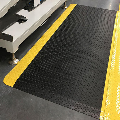 Nisorpa Anti Fatigue Mats Industrial 3' x 5' Ergonomic Standing Mat 15/16" Extra Thick Shop Floor Mat Kitchen Mats Heavy Duty Commercial Diamond Plate Support for Leg & Back Pain