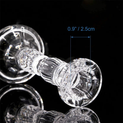 3 Pack Glass Candle Stick Holders - Clear Crystal Taper Candles Holder– for Buring Candles, Led Taper Candle,Party and Wedding Centerpieces, Table Decoration