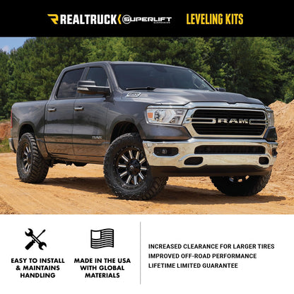 RealTruck SUPERLIFT SUSPENSION 2" Leveling Kit for Ford Bronco | Strut Spacers | 9720 | Fits 2021-2024 Ford Bronco (Does Not fit Sport Model or Sasquatch Package)