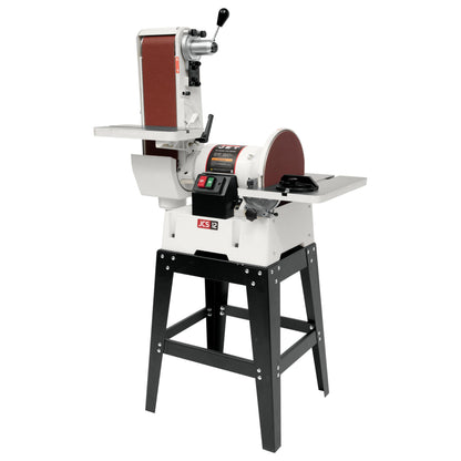 JET 6" x 48" Belt & 12" Disc Sander, Open Stand, 1-1/2 HP, 115/230V 1Ph (JSG-6DCK)