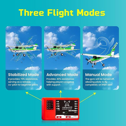 Fms Rc Planes for Beginner 1220mm Ranger Reflex V3 Red Remote Control Airplane Hobby Rc Airplanes for Adults RTF-Yellow