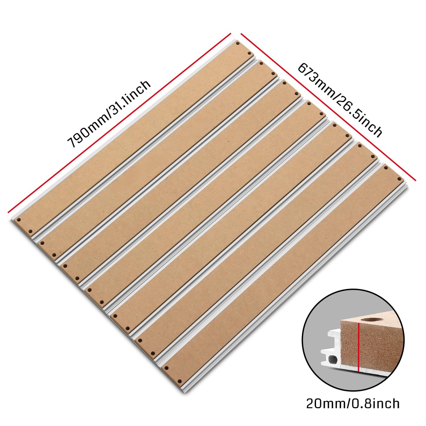 Genmitsu CNC Router Machine PROVerXL 4030 V2 + 6060 Aluminum & MDF Hybrid Spoilboard Table