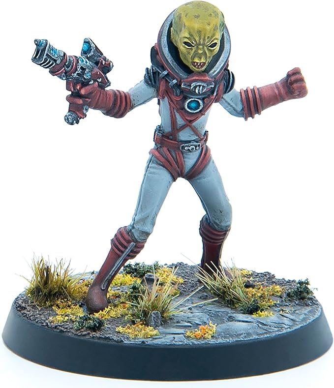 Modiphius Entertainment: Fallout: Miniatures - Zetans: Invaders from Beyond - 5 Resin Figures Appalachia Wave Unpainted &amp Unassembled Licensed