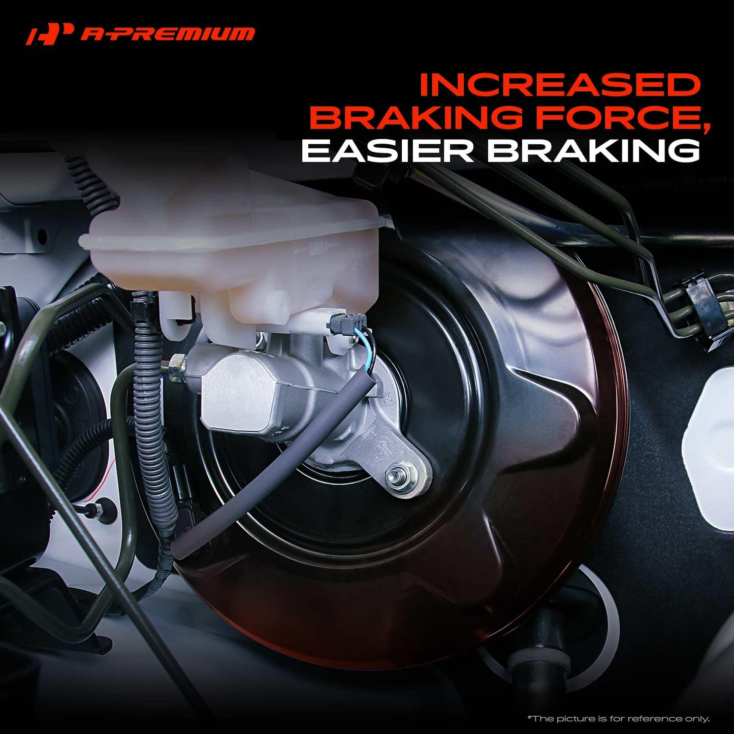 A-Premium Hydraulic Power Brake Booster Compatible with Chevrolet Tahoe 2003-2006, Avalanche 1500 2003-2006, Suburban 1500 2500 & GMC Yukon, Yukon XL 1500 2500 & Cadillac Escalade ESV EXT