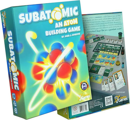 Subatomic: an Atom Building Game (2nd Edition) | A Chemistry Game About Elements Protons Neutrons and Electrons | Educational Science Board Games for Teens Adults Classrooms Schools and Family