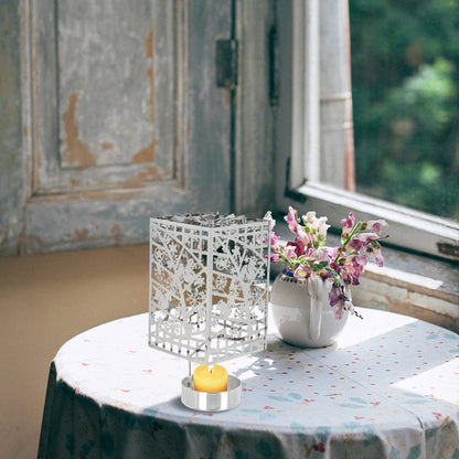 Romantic Candle Holder Creative Tray Decor Dinner Wedding Party Home Decor