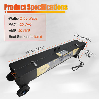 Electric PVC Conduit Heater, PVC Heater Box, Pipe Bender Tool,1/2" to 4" Bender Heater Pipe Bending Tool for 52" Sections of PVC Pipe