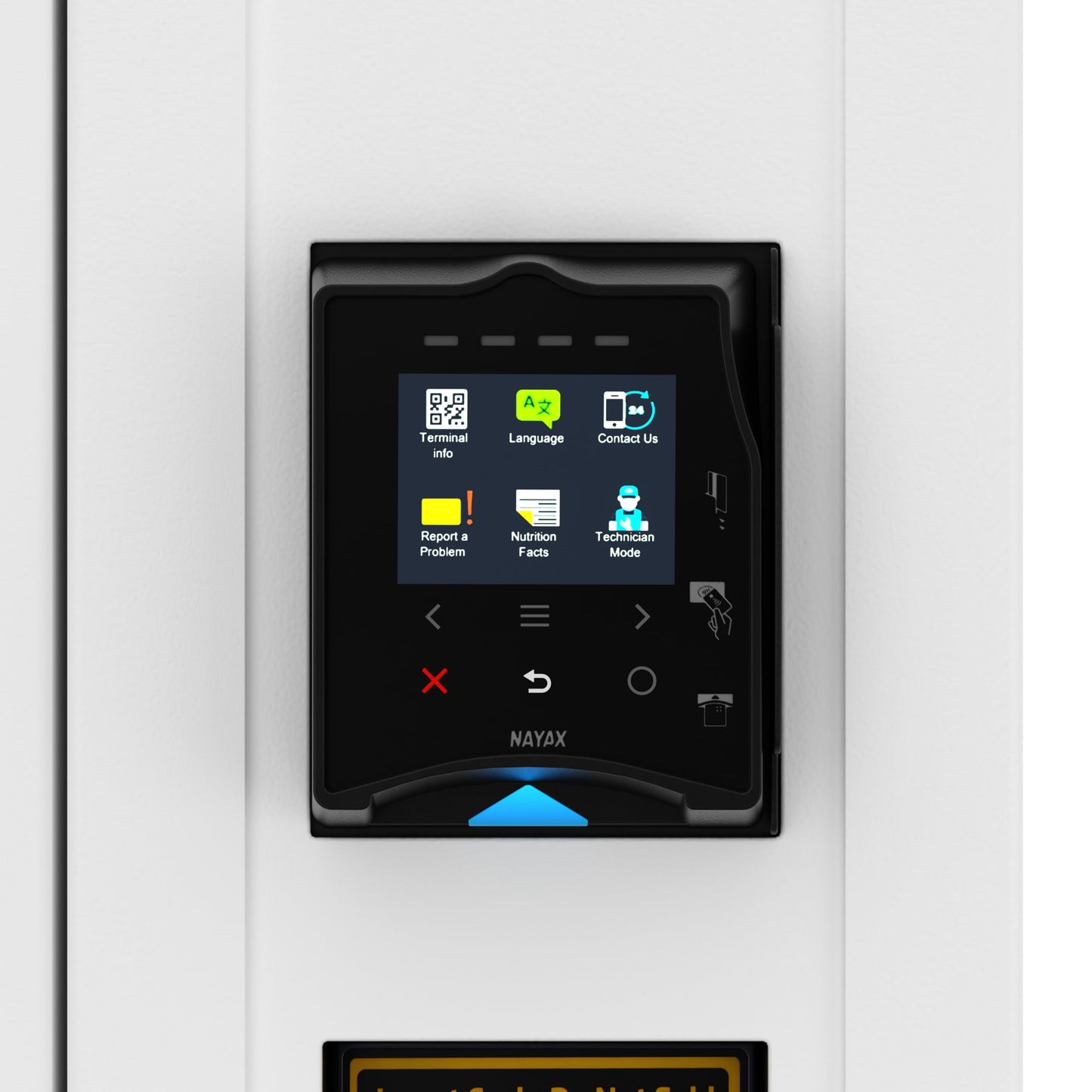 KoolMore 45 in. Commercial Freezer Ice Cream Vending Machine with 44 Slots, Ample 49 in. Touch Display, Bill Acceptor and Credit Card Reader in White