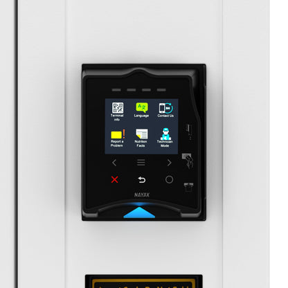 KoolMore 45 in. Commercial Freezer Ice Cream Vending Machine with 44 Slots, Ample 49 in. Touch Display, Bill Acceptor and Credit Card Reader in White