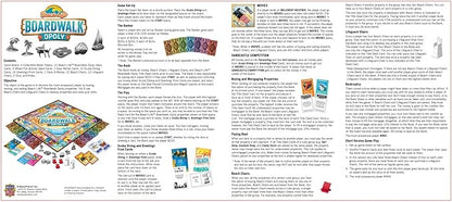 Beach Life Boardwalk Opoly - Premium Quality Educational and Fun Activity for Kids and Families - Great Gift Idea for Holidays Birthdays and Everyday Playtime – Classic Style Board Game