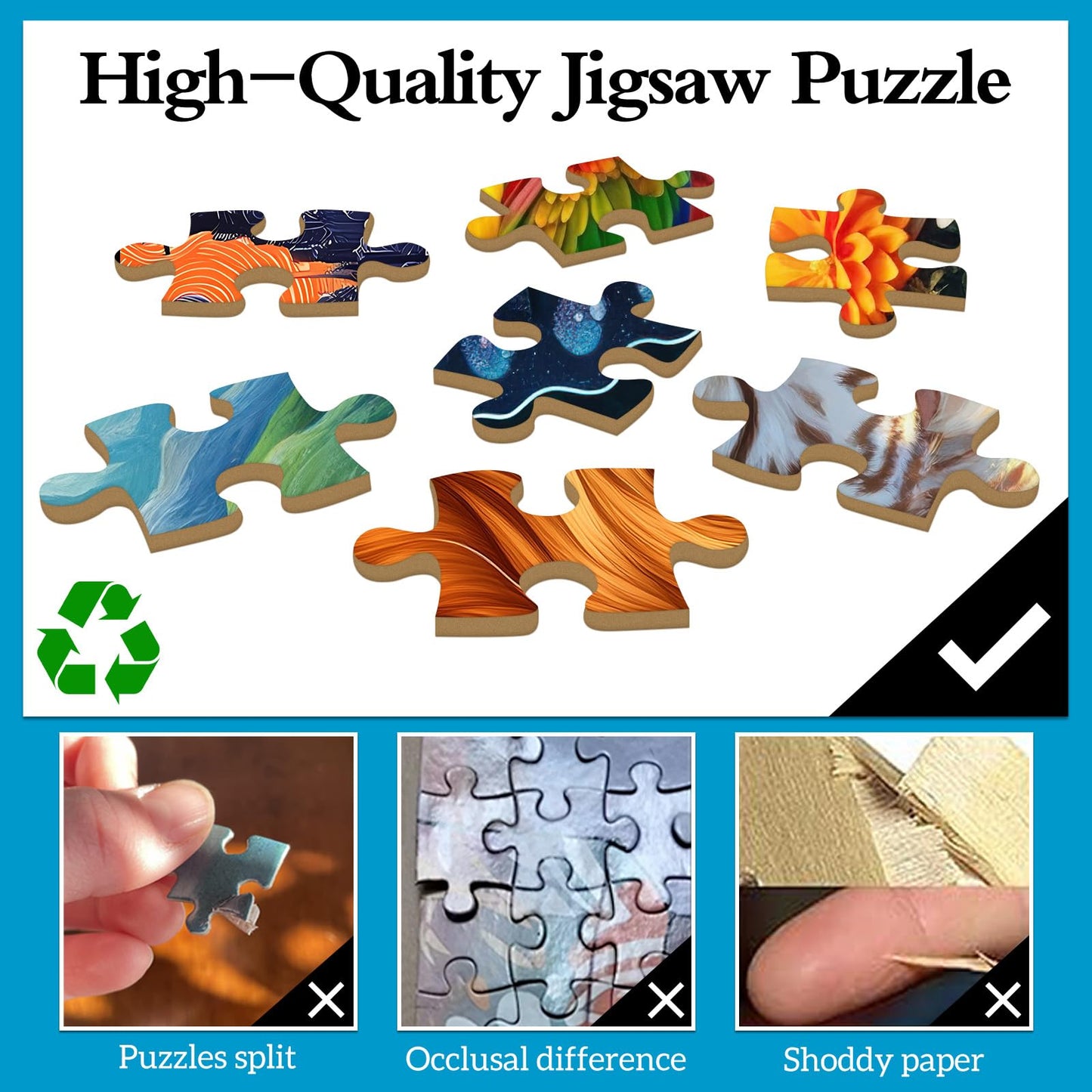 TangMosaic 1000 Piece Puzzle for Adults, Flower House Jigsaw Puzzle, Family Puzzles Game, Interlock Perfectly No Dust, Home Decoration Puzzle, Gifts for Parents Mother's Father's Day