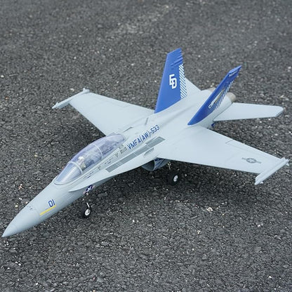 F-18 Hornet Twin 40mm EDF RC Airplane PNP (Transmitter Receiver or Battery not Included) (The Hawks)