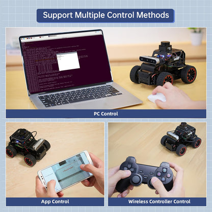 HIWONDER Robot Car with ChatGPT Large AI Models, 3D Depth Camera Ackermann Chassis ROS2-HUMBLE Lidar SLAM Mapping Navigation Autonomous Driving, MentorPi A1 Advanced Kit with Raspberry Pi5 8GB