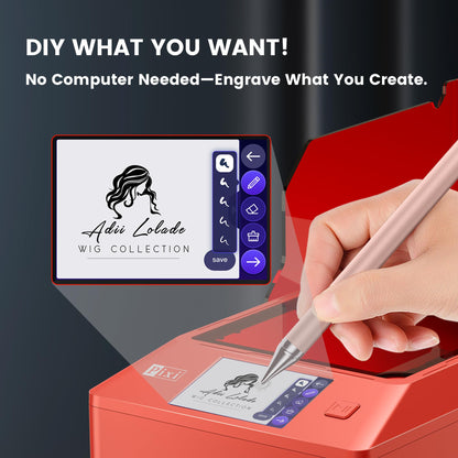 AlgoLaser 3W Smart Laser Engraver Machine, Class 1 Portable Laser Engraving Machine with Built-in AlgoOS System, No PC Needed, Laser Engraving for Wood, Acrylic, Leather.