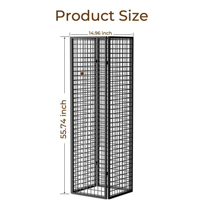 DEMEGA Grid Wall Panels Foldable Gridwall Panel Display Stand Art Show Display Panels for Vendor Events Craft Shows Merch Display