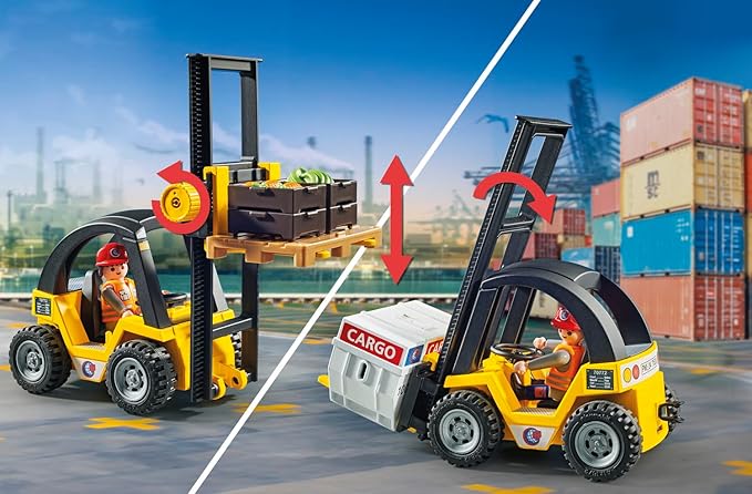 Playmobil Forklift Truck with Cargo