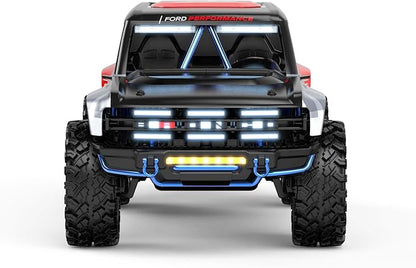 Helidirect MJX Hyper Go H8P 1:8 RC Car Licensed Ford Bronco R Baja 1000 Standard Version - Remote Control Car RC Cars for Adults