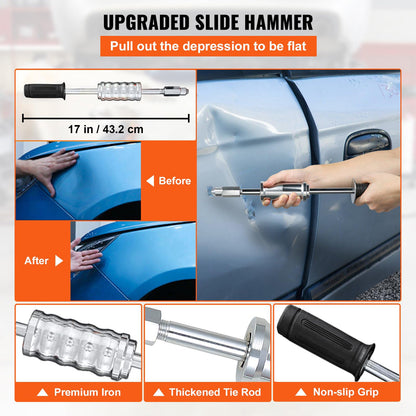 Stud Welder Kit, Stud Welder Dent Repair Kit, 800VA Spot Welder Stud, 110V Welder Stud Kit, Spot Welder Machine，Stud Gun Dent Puller Kit with Complete Accessories (5500-2)