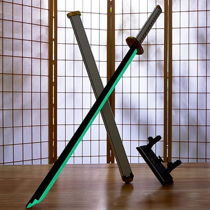 Anime Sword Building Set 806 Pieces White Katana Model with Scabbard &amp Stand 39 Inch Life Size Samurai Cosplay Prop Three-Sword Style Weapon Gift for Teens &amp Adults