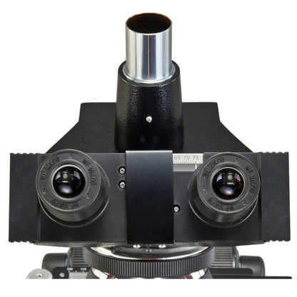 OMAX M837L Series Trinocular Oil Darkfield Microscope & 9MP USB 2.0 Digital Camera - 40X-2500X - Coaxial Compound Microscope with LED Light
