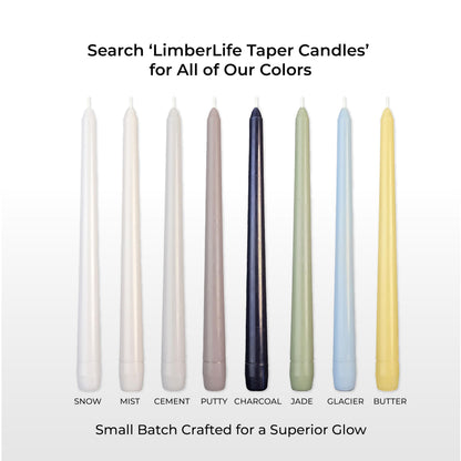 Butter Yellow Taper Candles 10 Inch, 12 Pack - Unscented Dripless Dinner Candles, 7 Hour Burn Time, Premium Solid Wax Candlesticks for Weddings, Parties, Events & Home Decor. Dripless Candlesticks